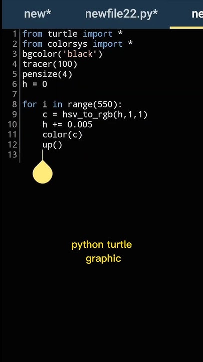 How to create graphic using python turtle🐢 || #python #pythonturtle # ... image.