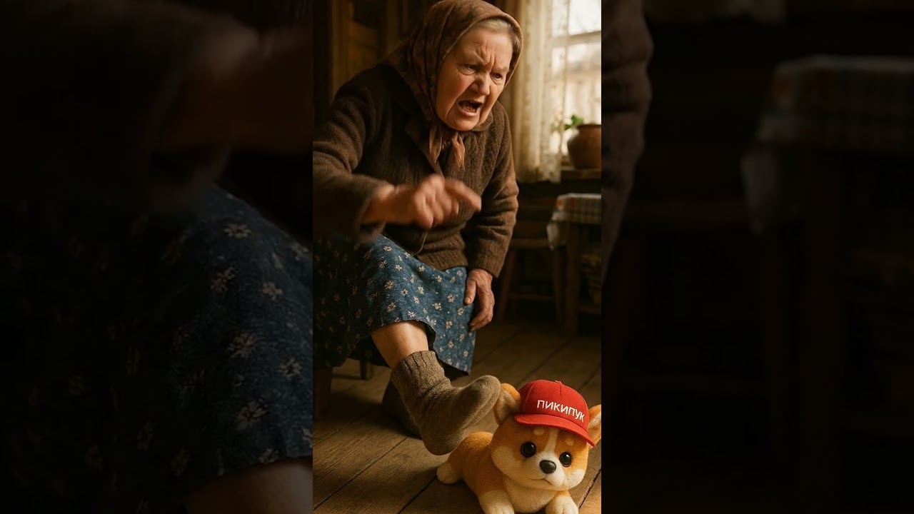 Granny Kicks Toy Pikipuk… Then the Real One Walks In! 😂