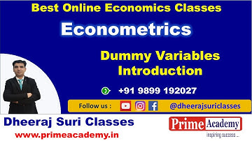 Dummy Variables Introduction | Econometrics | Best Online Economics Classes