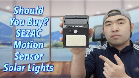 Should You Buy? SEZAC Motion Sensor Solar Lights