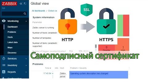 Самоподписный сертификат для zabbix