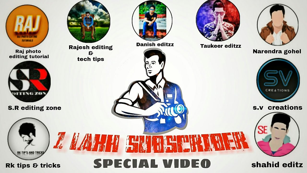 1 LAKH 😱 Subscriber special video, Taukeer,Rajesh editing,Narendra gohel ,Raj photo edit etc.