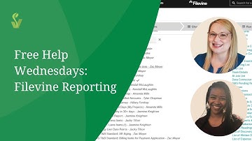Free Help Wednesdays: Filevine Reporting