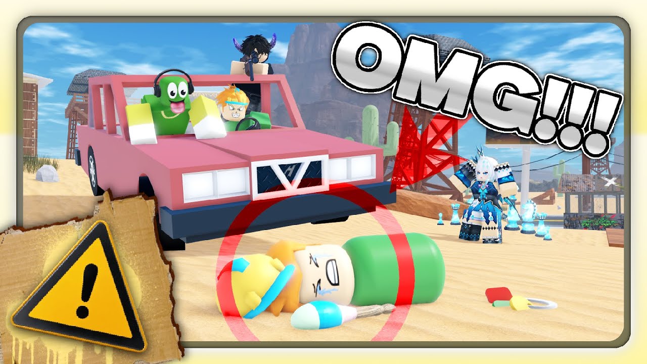 My friends suck at driving (ROBLOX A desrt)