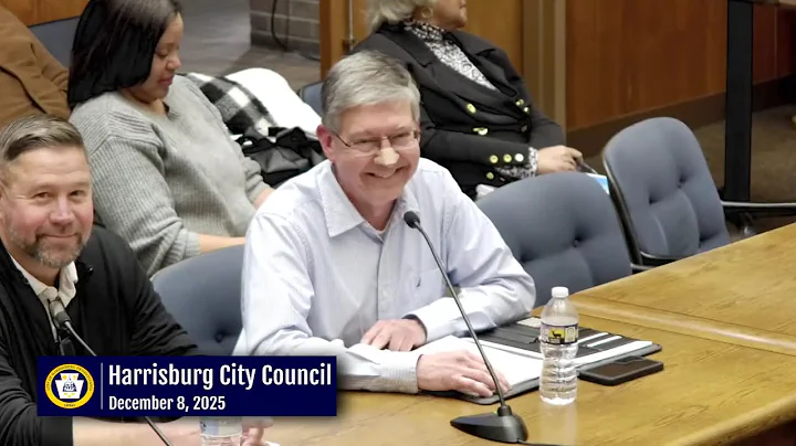 Harrisburg City Council - Budget Hearing Meeting 12/8/2025