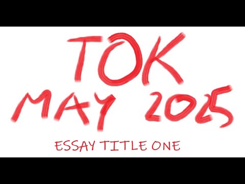 TOK - Essay