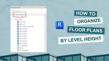 How to Organize Floor Plans By Level Height in Revit