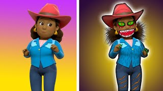 Paw Patrol Mayor Goodway COWBOY As Horror Version || SpeedEdit Art