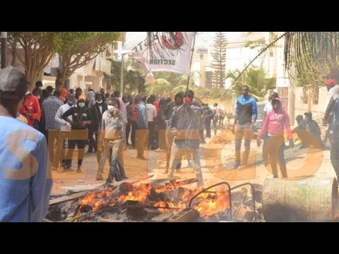 Direct Keur Gorgui : Les partisans de Sonko assiègent la maison de leur leader en guise de soutien