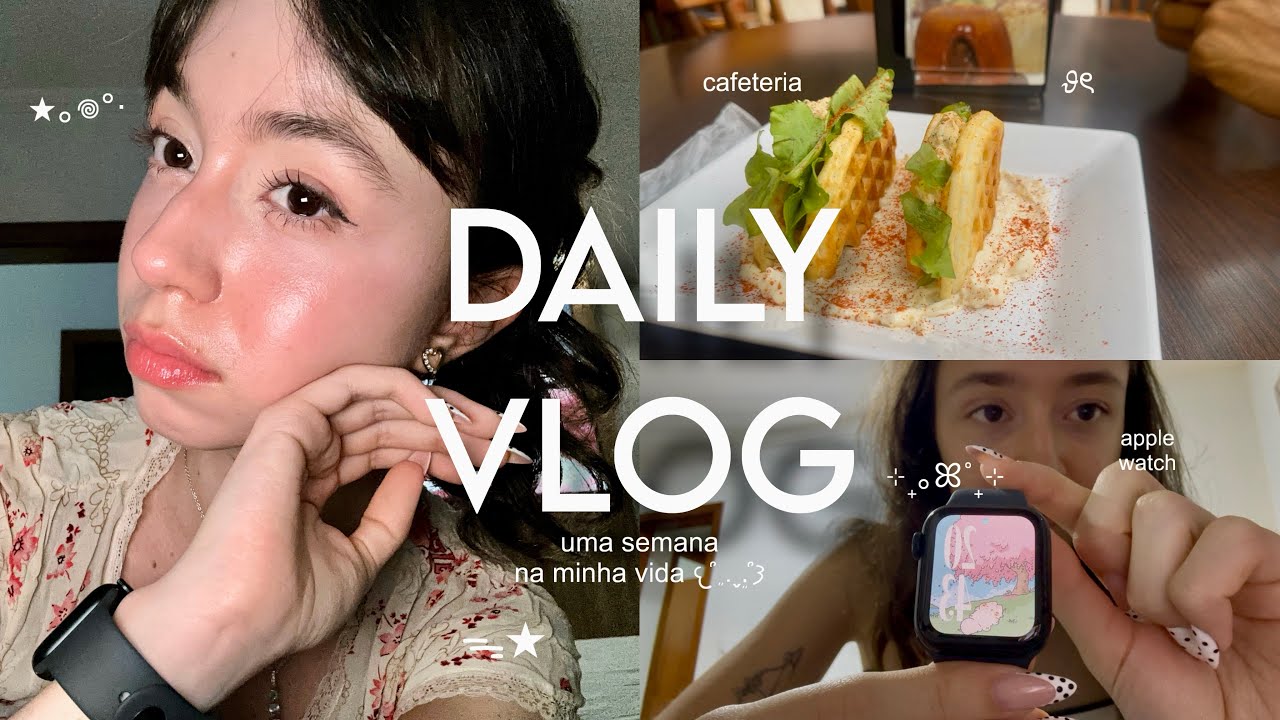 daily vlog: dias na minha vida ₊˚🛍️⊹ | mostrando meu apple watch, cafeteria, cozinhando (bastante)…