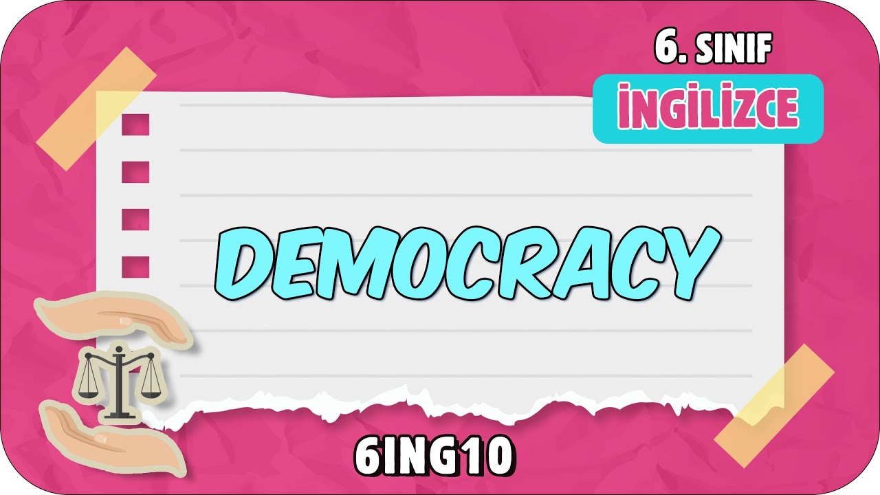 Democracy 📚 6. Sınıf İngilizce 