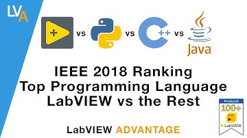 IEEE 2018 Top Programming Languages Ranking - LabVIEW vs the rest