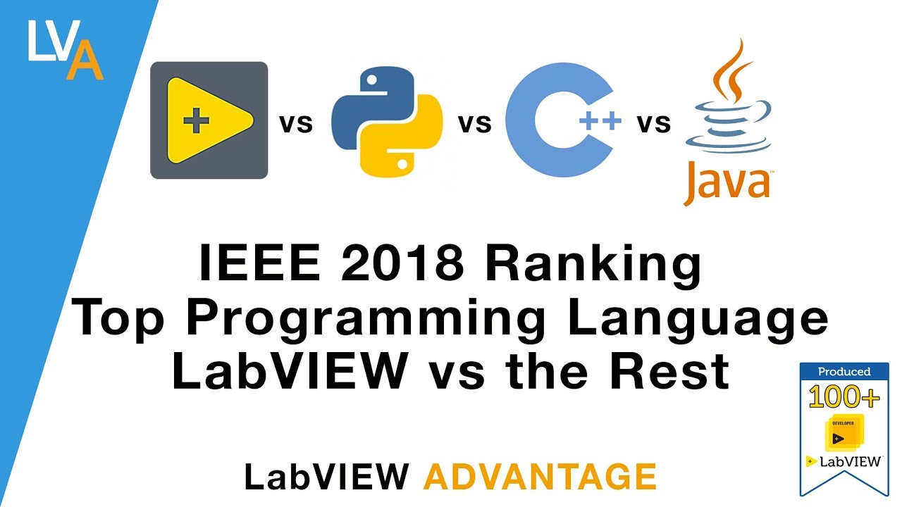 IEEE 2018 Top Programming Languages Ranking - LabVIEW vs the rest - YouTube