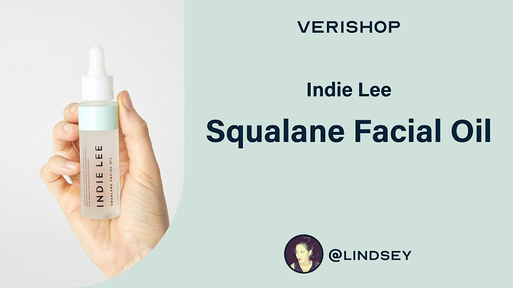 Indie lee squalane facial oil review năm 2024