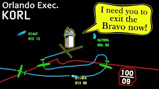 Cessna BUSTED BRAVO AIRSPACE at Orlando | "Got more to talk to you about"