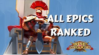 EPIC TIER LIST - BEST COMMANDERS for each role | Rise of Kingdoms EPIC TIER LIST - BEST COMMANDERS for each role | Rise of Kingdoms