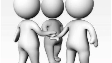 young business people 3d men three friends walking powerpoint templates ppt backgrounds for slides p