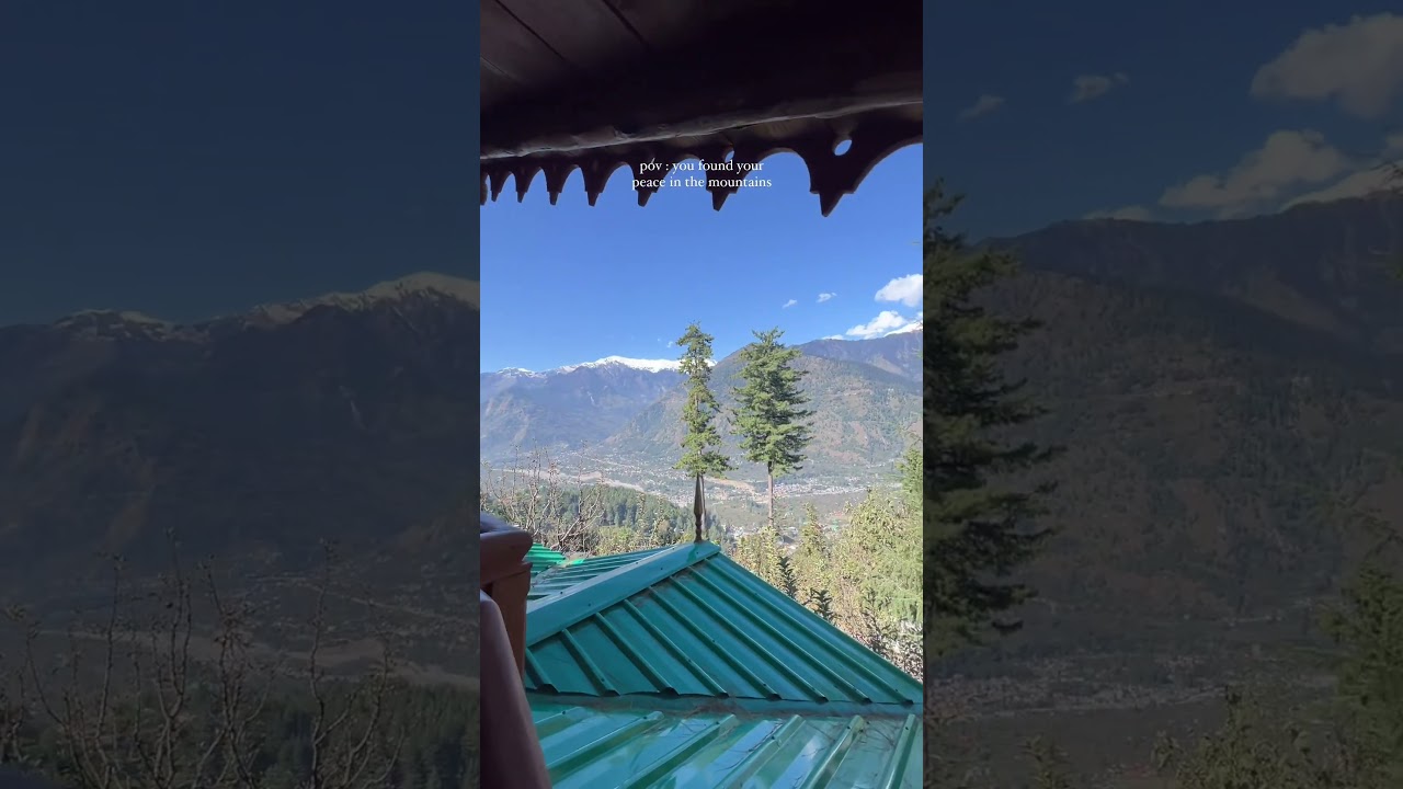POV : Mountains are your therapeutic escape 🗻