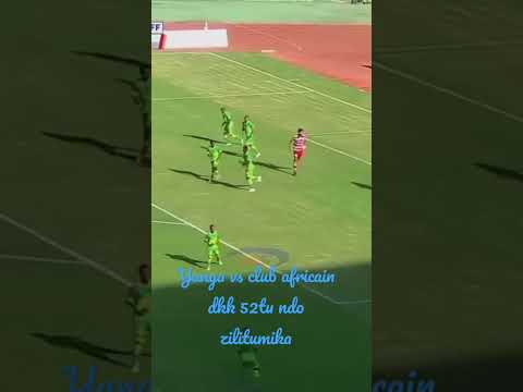 Yanga Vs Club Africain Leg 1 Play Off