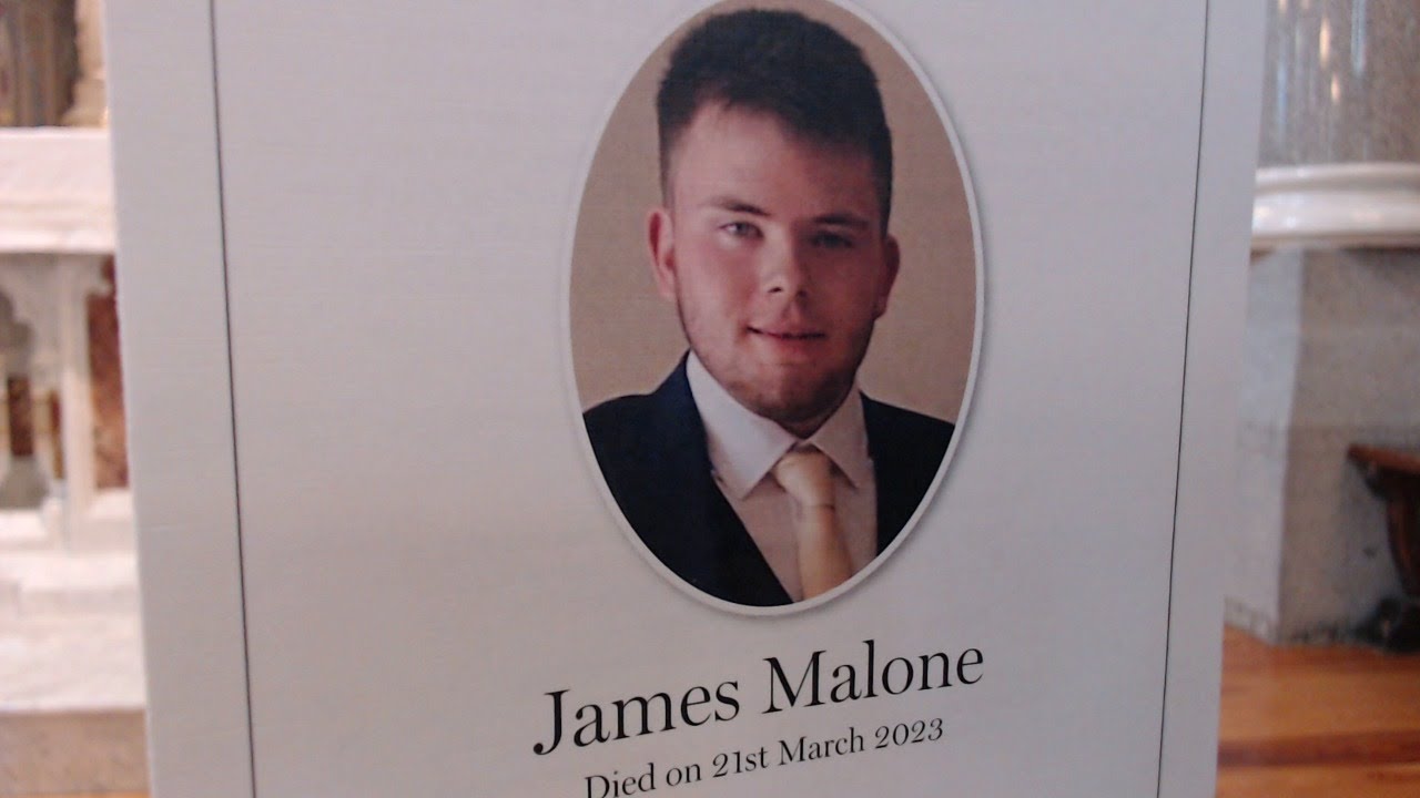 Funeral mass for James Malone YouTube