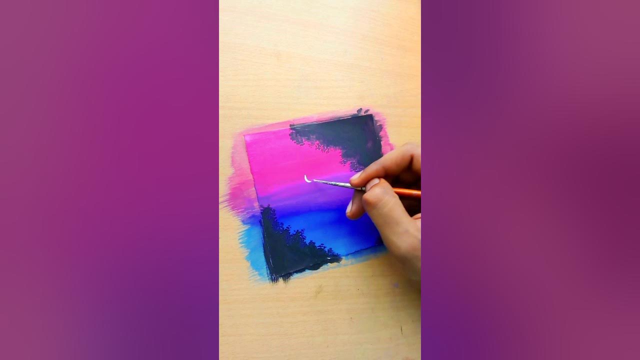easy art hack short painting YouTube