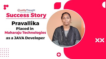 Success Story | Pravallikka Secures a Java Developer Role at Maharaju Technologies