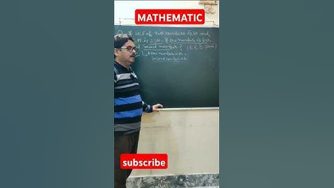 HCF of two numbers is 30 and LCM is 2310, If one number is 210. find second number is?