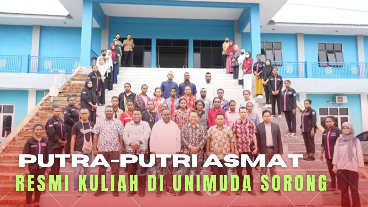 Resmi, 20 Anak Asmat Diserahkan Untuk Kuliah di UNIMUDA Sorong