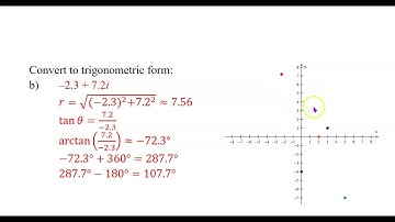 6.5 Trigonometric Form of a Complex Number part 2