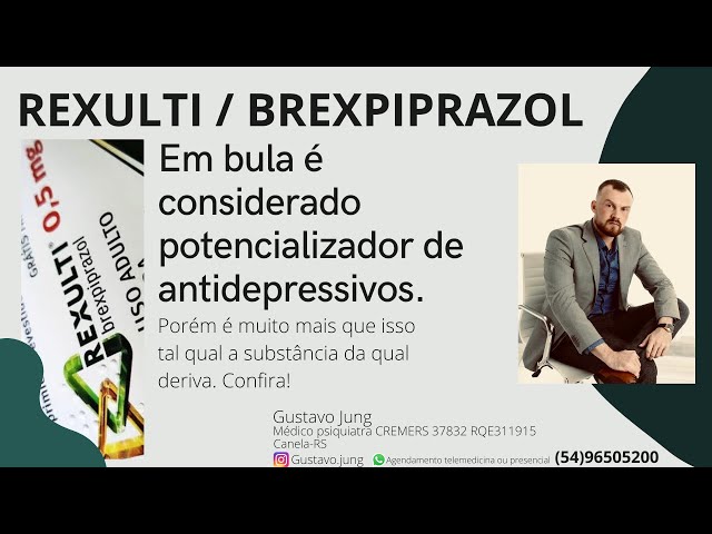 REXULTI (BREXPIPRAZOL) - NÃO TOME SEM ASSISTIR 