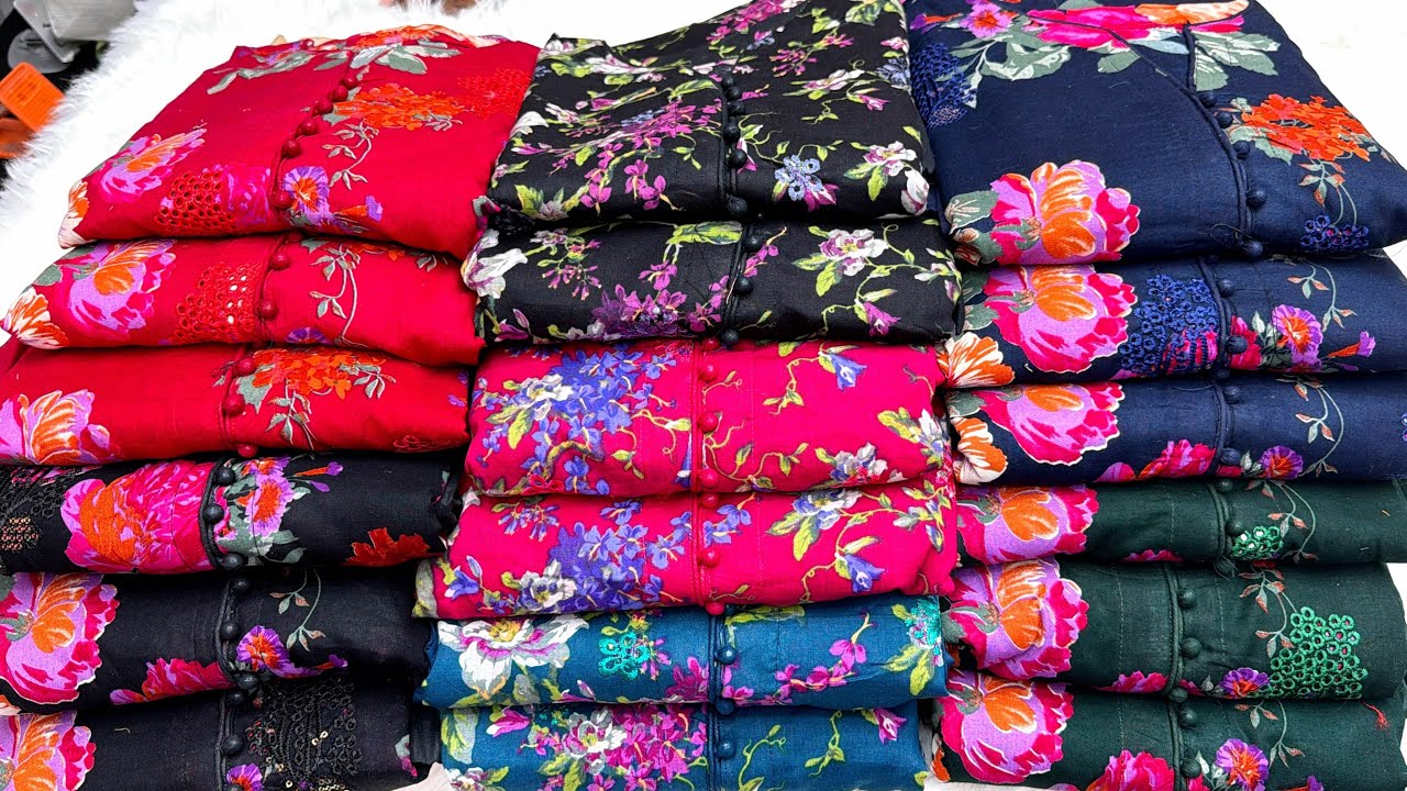 টেইলার মেকিং ফিনিশং দিয়ে পাকিস্তানি ইন্সপায়ার্ড রেডিমেড লাক্সারি কটনের থ্রিপিস/Readymade cotton 3pc