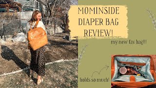 MOMINSIDE DIAPER BAG REVIEW \/\/ new diaper bag!?!  \/\/ Sage Holman