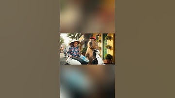 Capy giúp bà tiết kiệm tiền mua xăng và cái kết #capybara