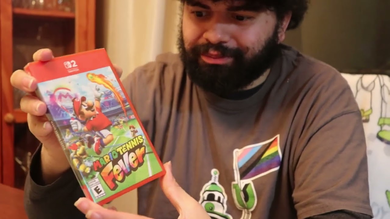 mario tennis fever unboxing!