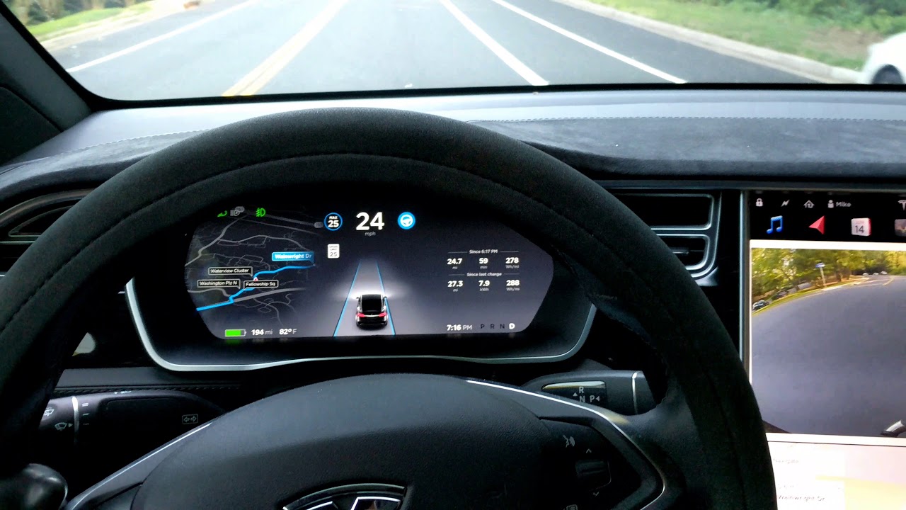 TESLA AP2 Self Driving ACCURACY TEST 2018.21.9 | Video 088