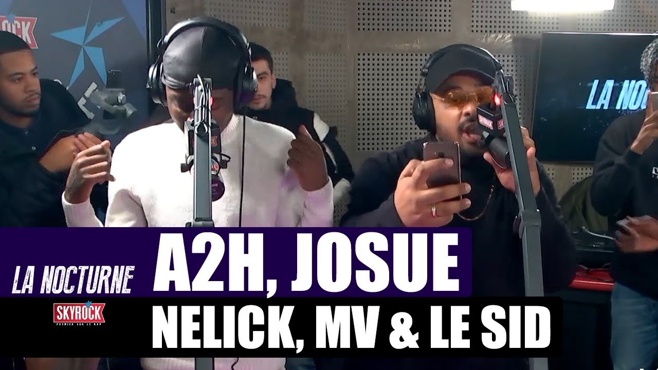 planete rap 2018 A2H, Josué, Nelick, MV & Le Sid en freestyle #LaNocturne
