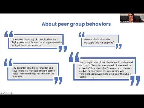 Lisa Littman discussing