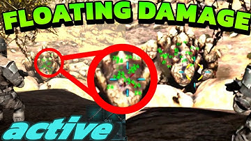 How to set FLOATING DAMAGE in ARK ULTIMATE MOBILE EDITIONS | 2025