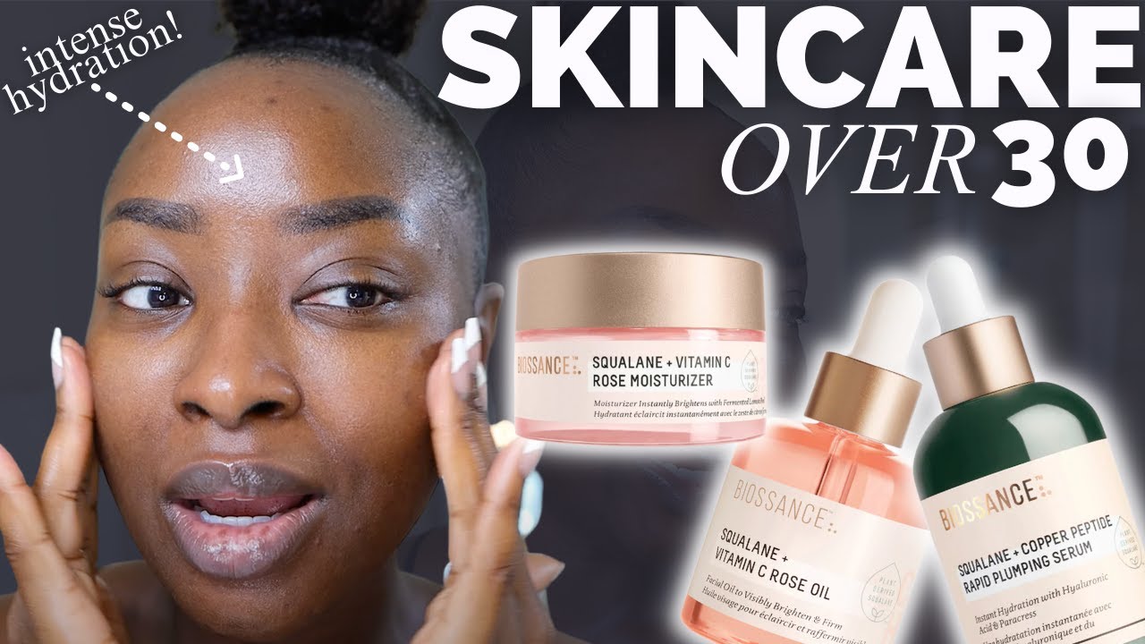 easy HYDRATING 3-step SKINCARE OVER 30 + BOOST HYDRATION, brighten DARK SPOTS | menaadubea