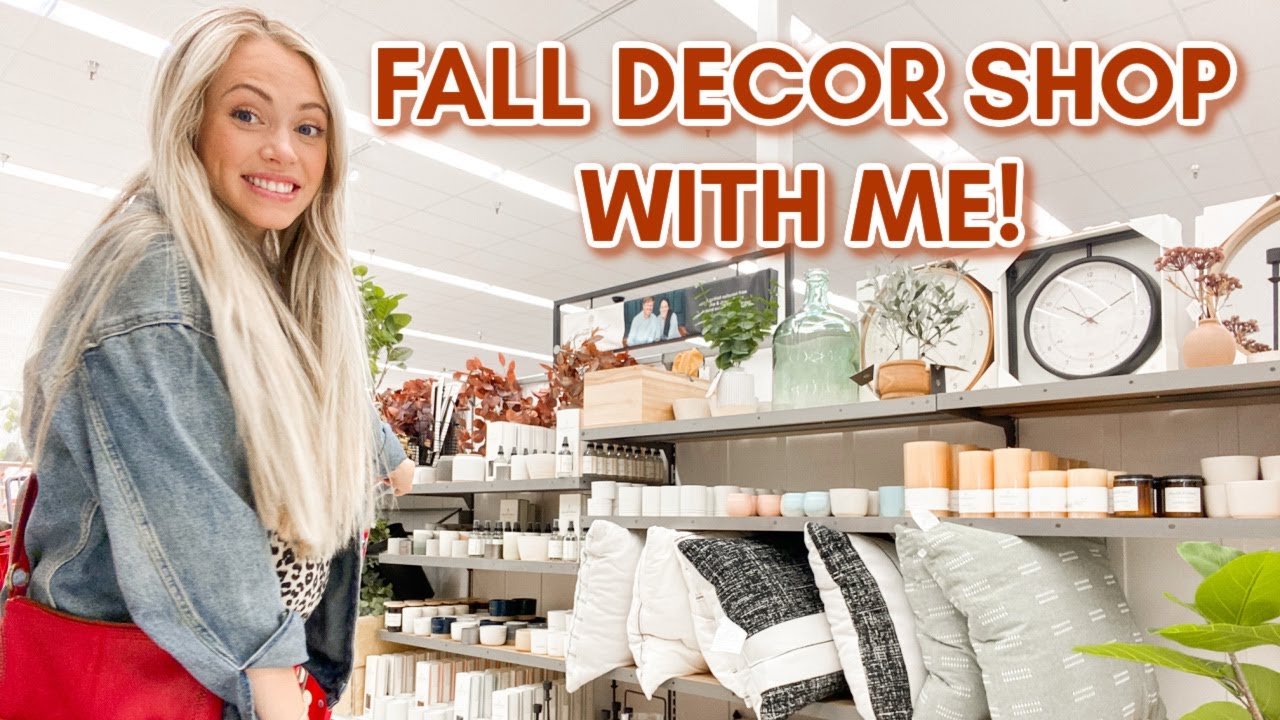 Fall home decor trends 2021 Come Fall Home decor shopping with me YouTube