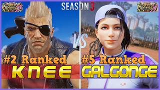 T8 S3 ▰ KNEE (#2 Ranked Bryan) vs GALGONGE (#5 Ranked Azucena) ▰ Tekken 8 High Level Gameplay