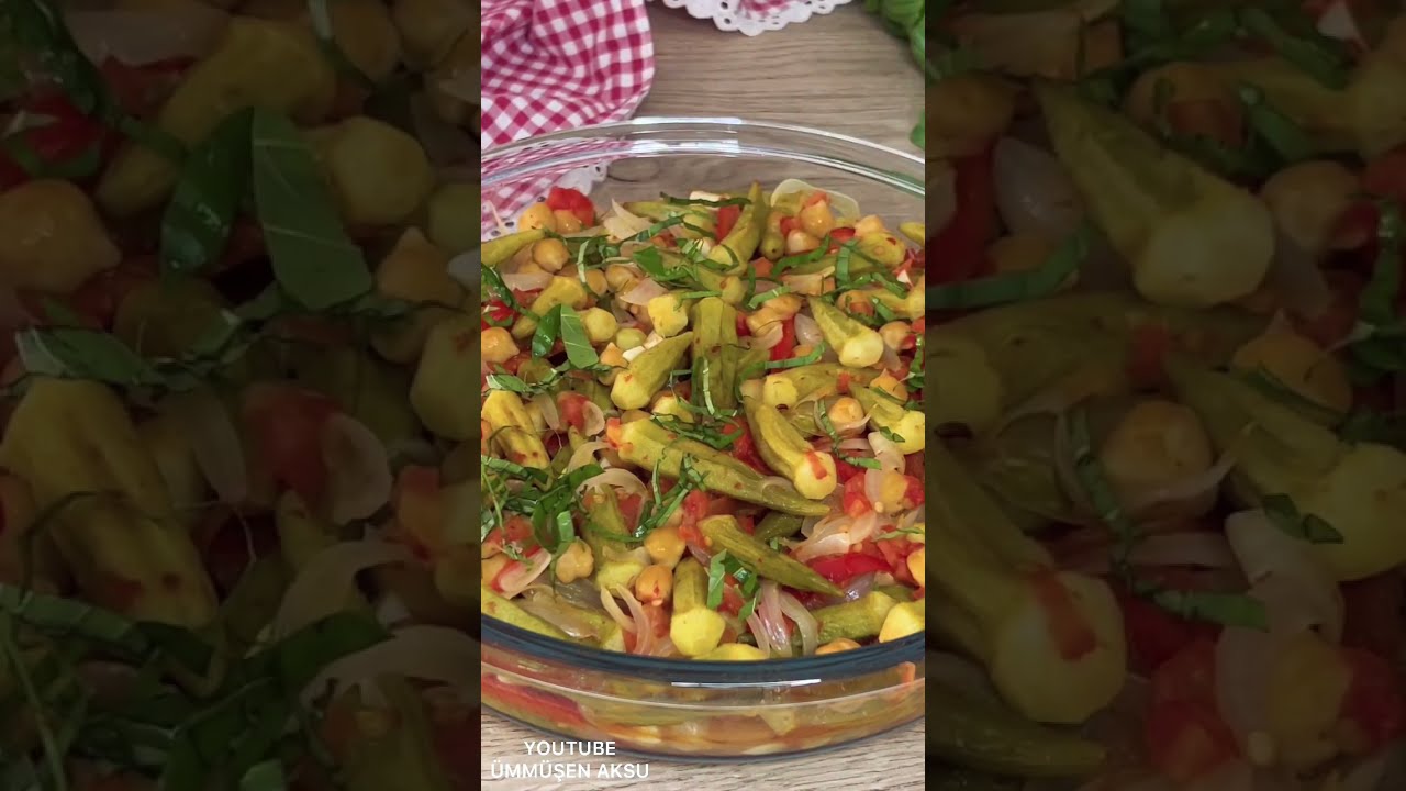 Bamyayı nohutlu  pişirin ✅ Bayılırsınız ???? #shorts #short #shortvideo #shortsvideo #bamya