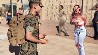 She Cried When Soldier Returns Home After 2 Years !
