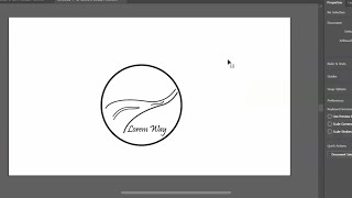 How to Make a Logo (Sample 1) On Adobe Illustrator