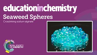 Seaweed spheres – cross-linking sodium alginate gels