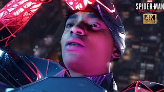 Miles Chases Tinkerer with Programmable Matter Suit-Marvel Spider-Man Miles Morales PS5 (4K 60FPS)