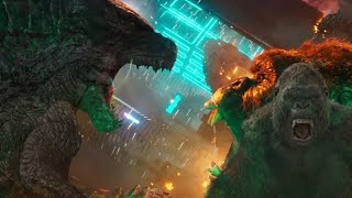 Godzilla and Kong roar off but with the 2014 and 2017 roar