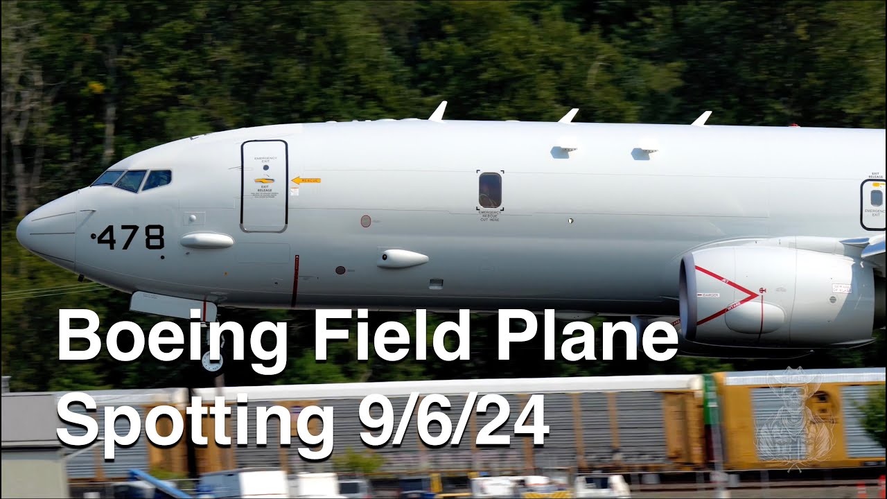 Boeing Field Plane Spotting 9/6/24