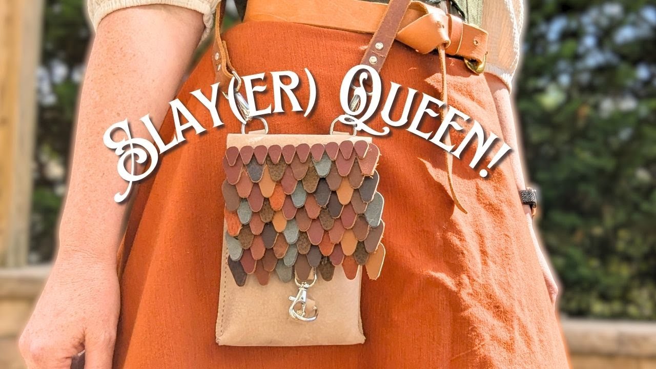 This is the PERFECT Ren Faire Bag || Dragon Slayer Leather Crossbody