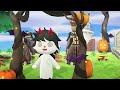 Animal Crossing Halloweeen Decorating, Island Tours & Villagers Hunting!